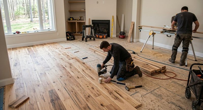 Hickory Floor Installation in Chandler, AZ