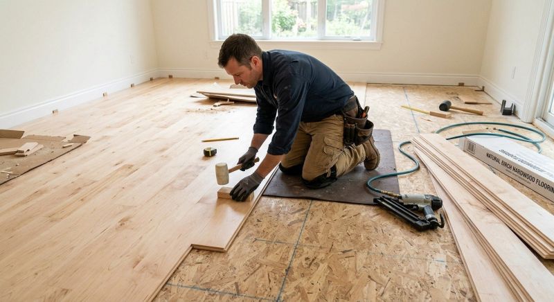 Maple Flooring Installation in Higley, AZ