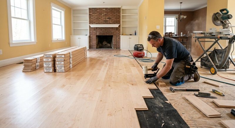 Maple Flooring Installation in Chandler, AZ