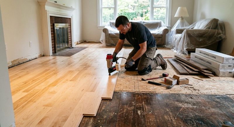 Maple Flooring Installation in Mesa, AZ