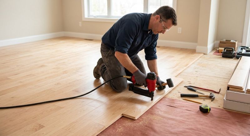 Maple Flooring Installation in Tempe, AZ