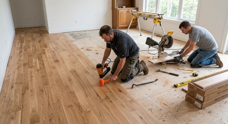 Oak Floor Installation in Gilbert, AZ