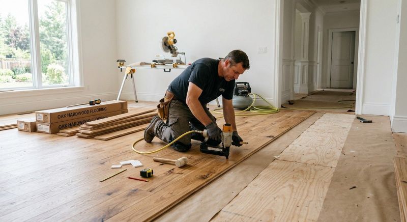 Oak Floor Installation in Higley, AZ