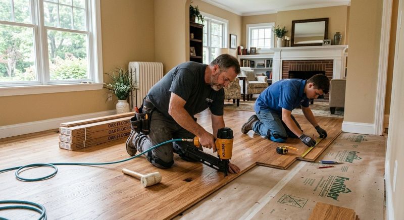 Oak Floor Installation in Chandler, AZ