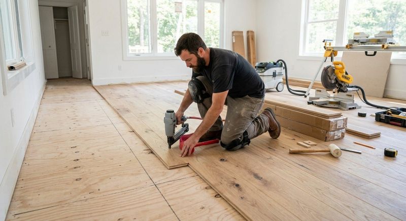 Oak Floor Installation in Paradise Valley, AZ